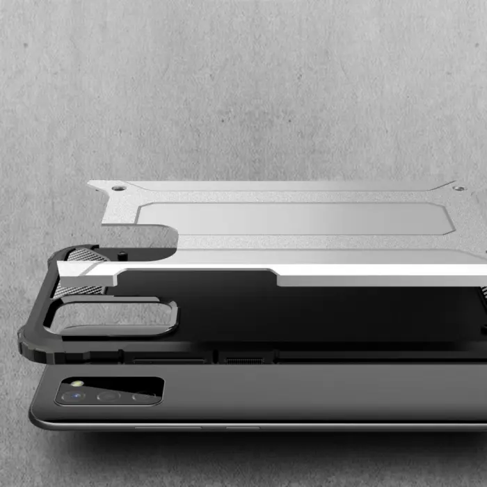 OEM - Tough Armor Mobilskal Galaxy A02S - Svart