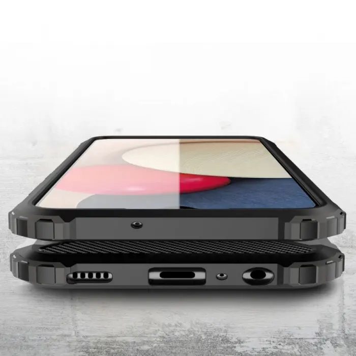 OEM - Tough Armor Mobilskal Galaxy A02S - Svart