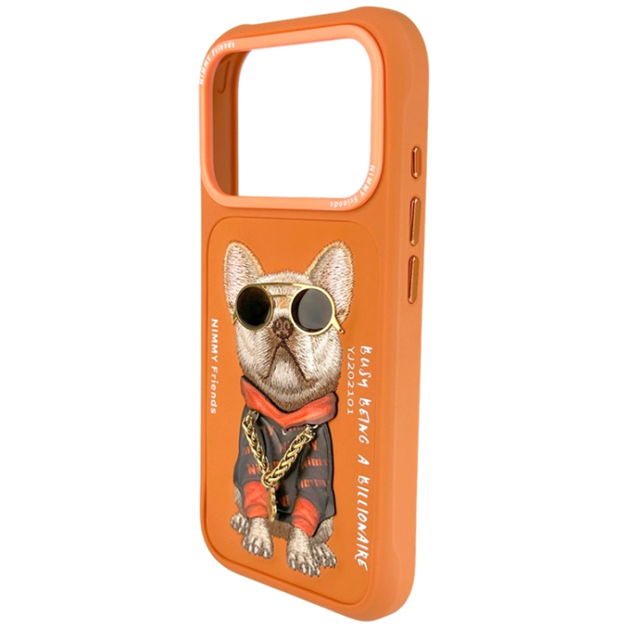 NIMMY - Nimmy iPhone 17 Pro Max Mobilskal Cool Dog - Orange