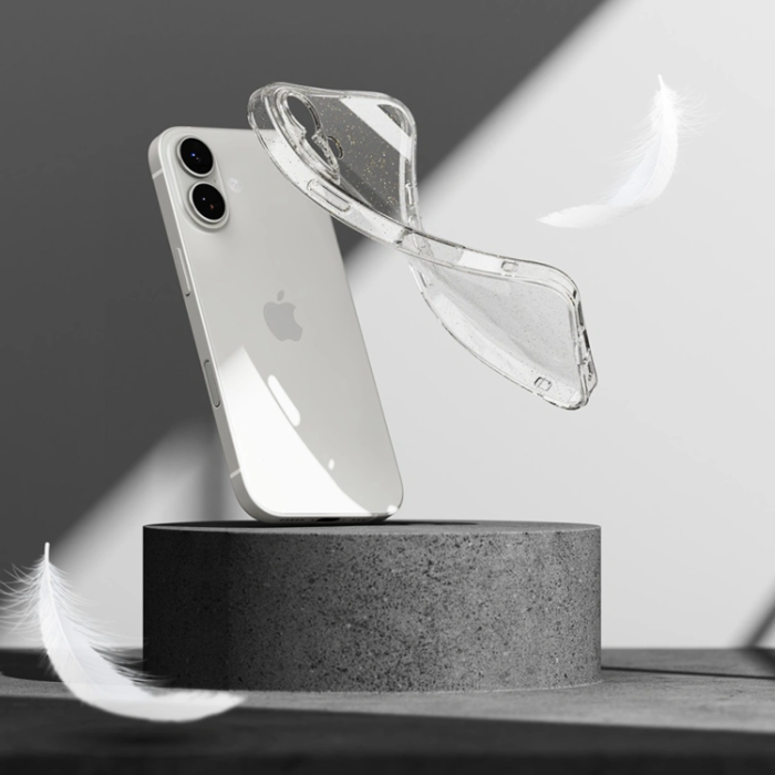 Ringke - Ringke iPhone 17 Mobilskal - Glitter Clear