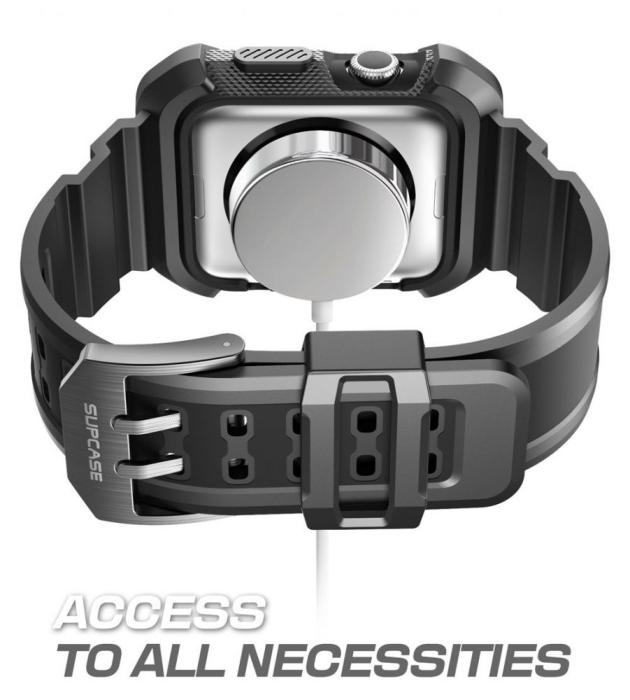 UTGATT5 - Supcase Unicorn Beetle Pro Apple Watch 1/2/3 (42Mm) Svart