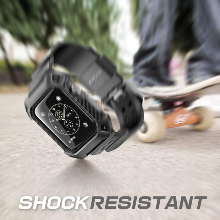 UTGATT5 - Supcase Unicorn Beetle Pro Apple Watch 1/2/3 (42Mm) Svart