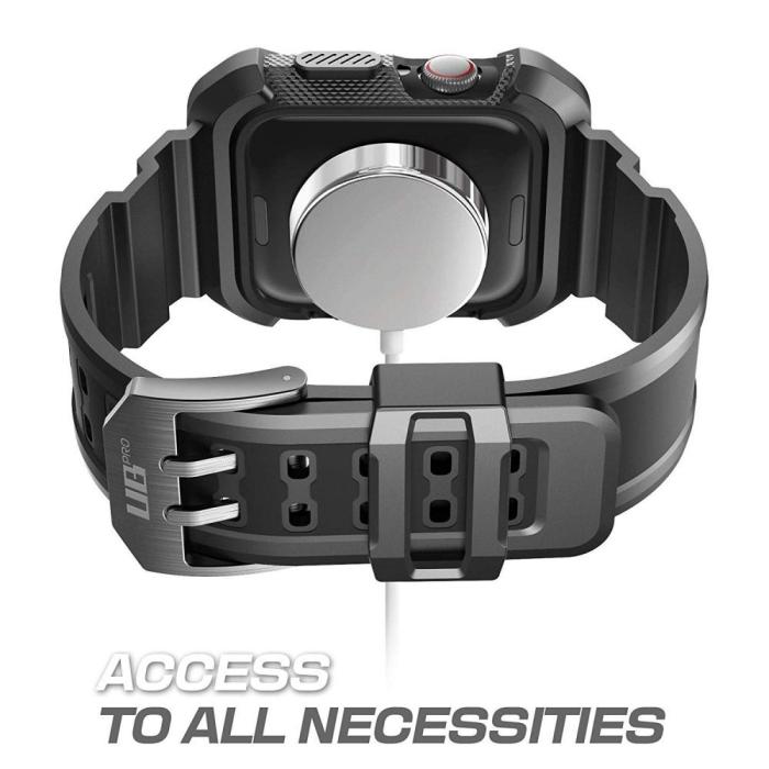 UTGATT - Supcase Unicorn Beetle Pro Apple Watch 4/5/6/7/8/SE (44/45mm) Skal - Svart