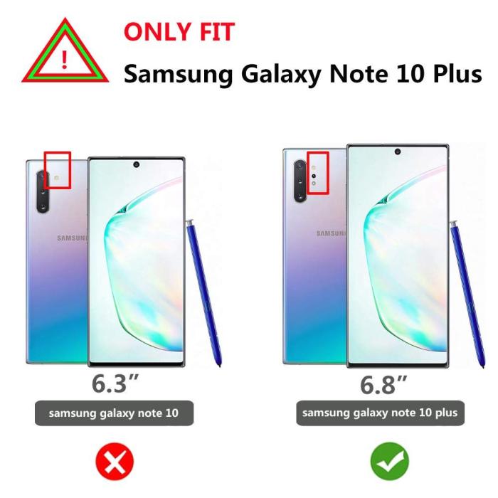 SupCase - Supcase Unicorn Beetle Pro Galaxy Note 10+ Plus Svart