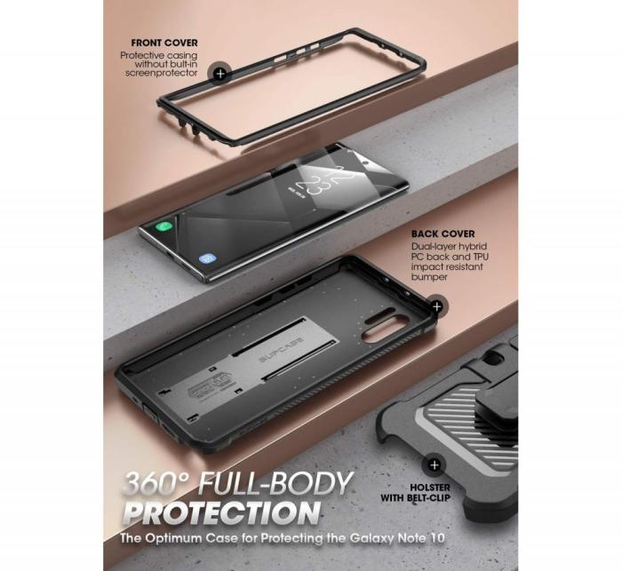 SupCase - Supcase Unicorn Beetle Pro Galaxy Note 10 Svart