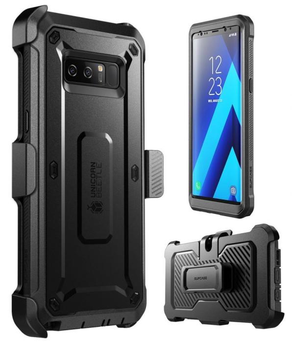 UTGATT5 - Supcase Unicorn Beetle Pro Galaxy Note 8 Svart