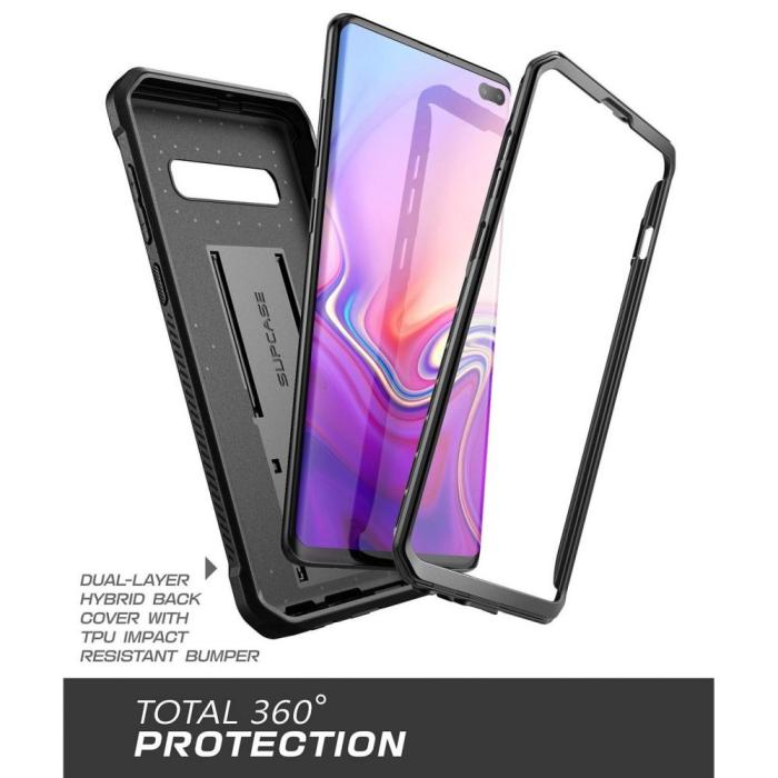 UTGATT5 - Supcase Unicorn Beetle Pro Galaxy S10 + Plus Svart