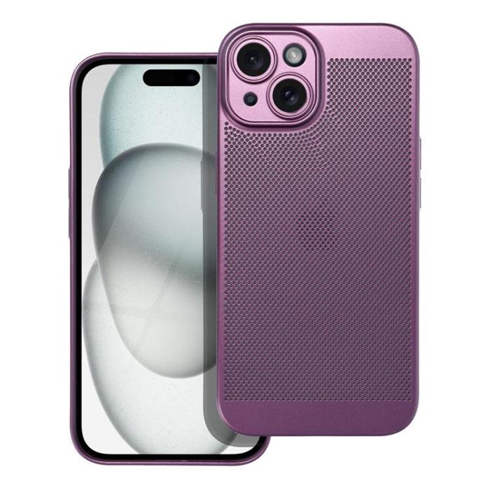 OEM - iPhone 15 Mobilskal Breezy - Lila