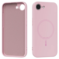 ABEEL - ABEEL iPhone 16e Mobilskal Magsafe Liquid Silikon - Rosa