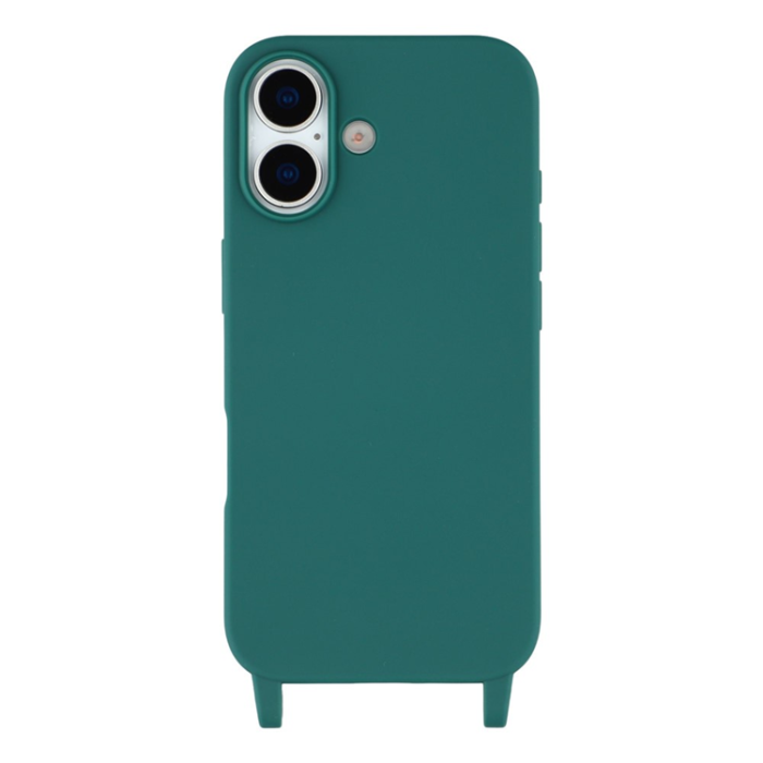 A-One Brand - iPhone 17 Mobilskal TPU med Hål för Rem - Grön