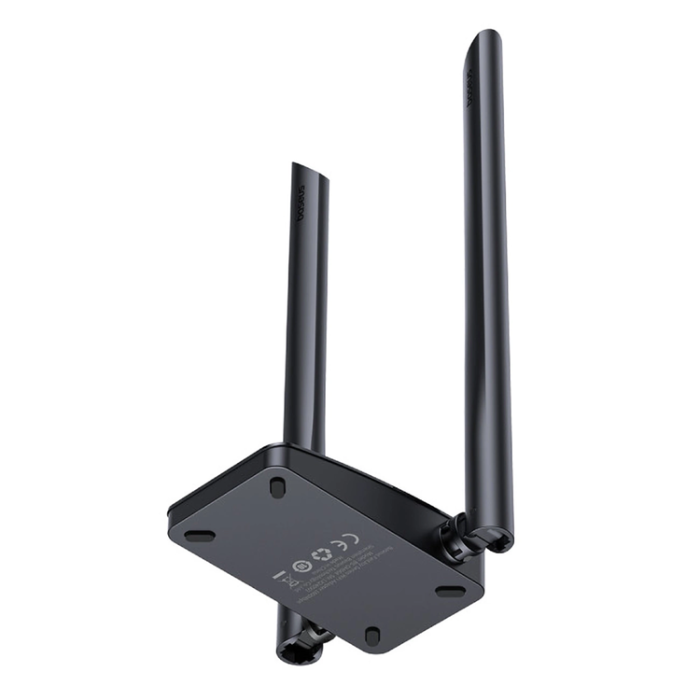 BASEUS - Baseus USB Nätverkskort 1800 Mb/s FastJoy - Svart