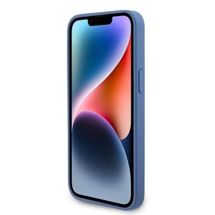 Guess - Guess iPhone 15 Pro Max Mobilskal Triangle Strass - Blå