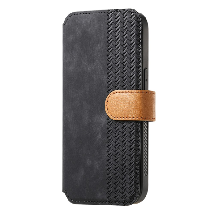 A-One Brand - Plånboksfodral För iPhone 17 Armband Kickstand - Svart