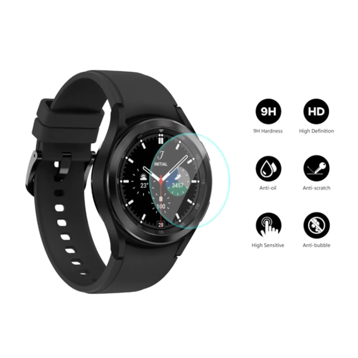 HAT PRINCE - [1-Pack] ENKAY Galaxy Watch 4 Classic (46mm) Härdat Glas Skärmskydd
