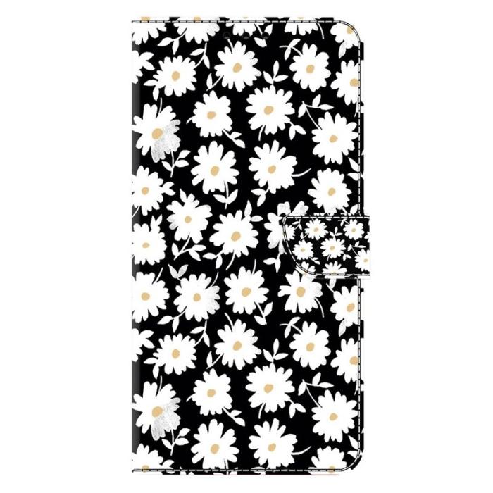 OEM - Samsung Galaxy A37 Plånboksfodral Konstläder Magnetisk Stängning - Floral