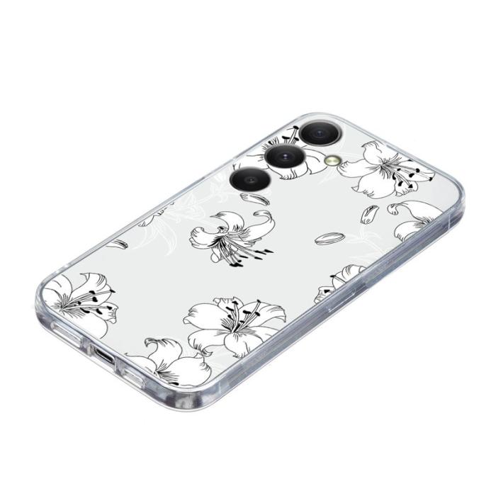 OEM - Mobilskal till Samsung Galaxy A37 TPU Mönstertryck - Vit