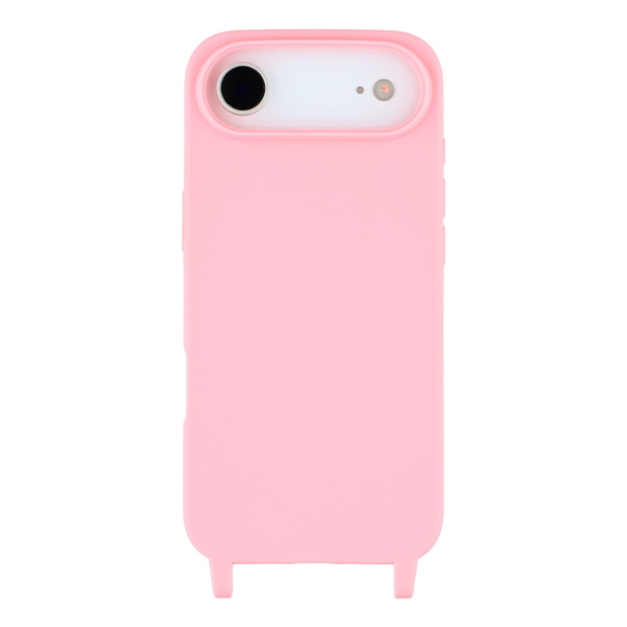 A-One Brand - iPhone 17 Air Mobilskal TPU med Hål för Rem - Rosa