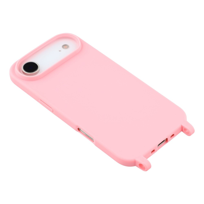 A-One Brand - iPhone 17 Air Mobilskal TPU med Hål för Rem - Rosa