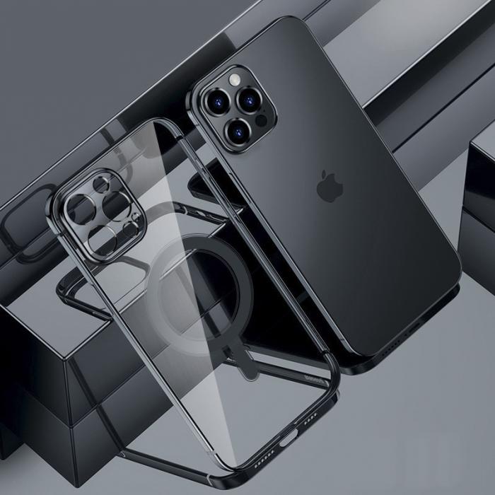 A-One Brand - Electroplating Magsafe Skal iPhone 13 - Svart