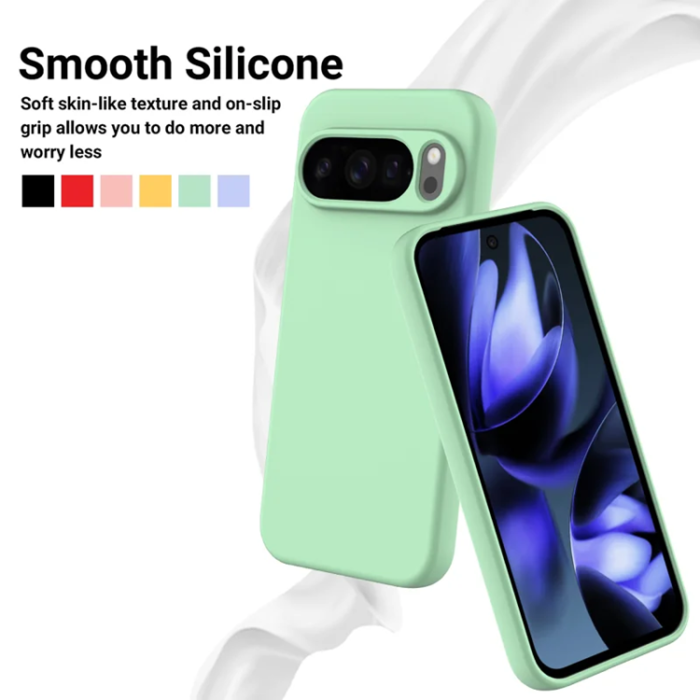 A-One Brand - Google Pixel 10 Pro Mobilskal Liquid Silikon - Grön