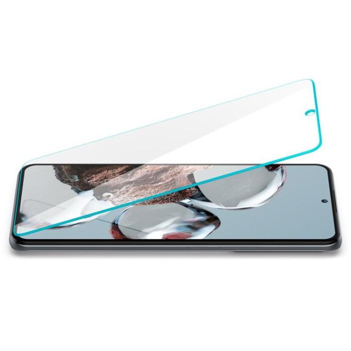 UTGATT - [2-Pack] Spigen Xiaomi 12T/12T Pro Härdat Glas Skärmskydd - Clear