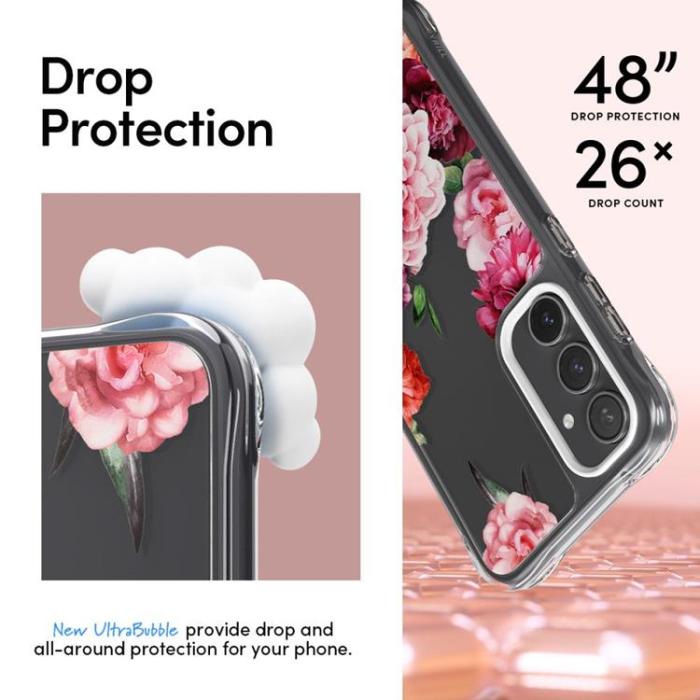 Spigen - Spigen Galaxy S23 FE Mobilskal Cyrill Cecile - Rosa Floral