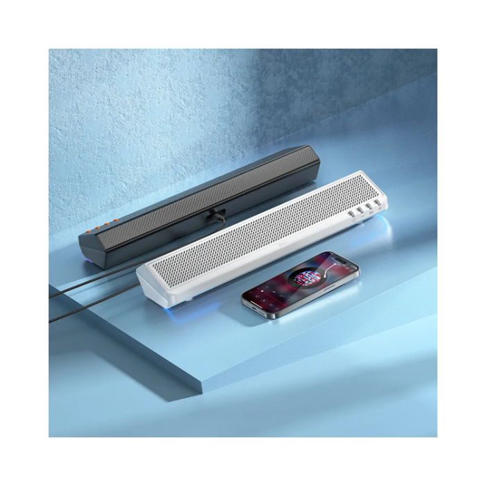 Hoco - Hoco Högtalare Bluetooth 2 x 3W 2in1 BS66 - Vit
