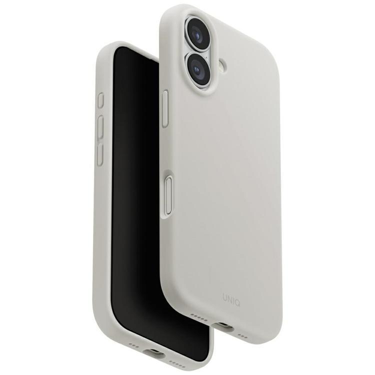 UNIQ iPhone 17 Mobilskal MagSafe Lino - Ljusgrå | 2353 | AlltMobil