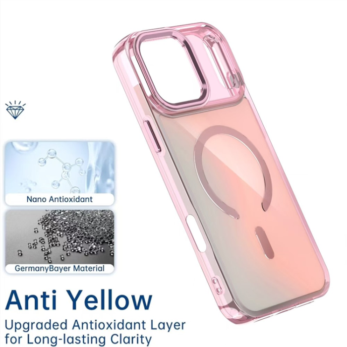 OEM - iPhone 17 Pro Mobilskal MagSafe Color Changing TPU - Lila