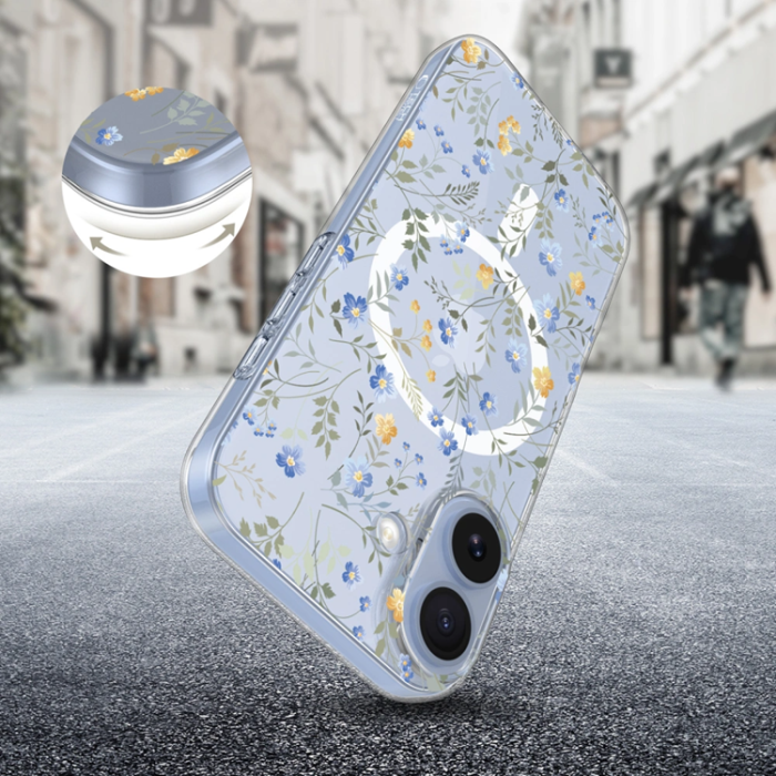 Tech-Protect - Tech-Protect iPhone 17 Mobilskal Magsafe Flexair - Spring Flowers