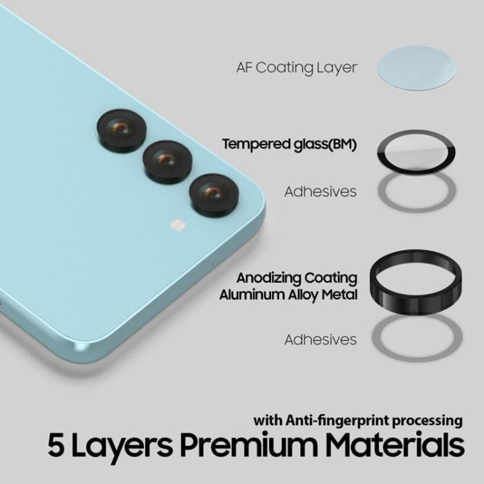UTGATT - Whitestone Galaxy S23/S23 Plus Kameralinsskydd i Härdat Glas EZ - Clear