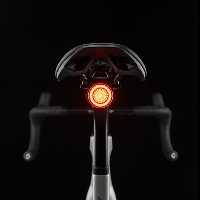 Rockbros - Rockbros Smart Baklampa För Cykel RL1F Road To Sky 400 mAh - Svart
