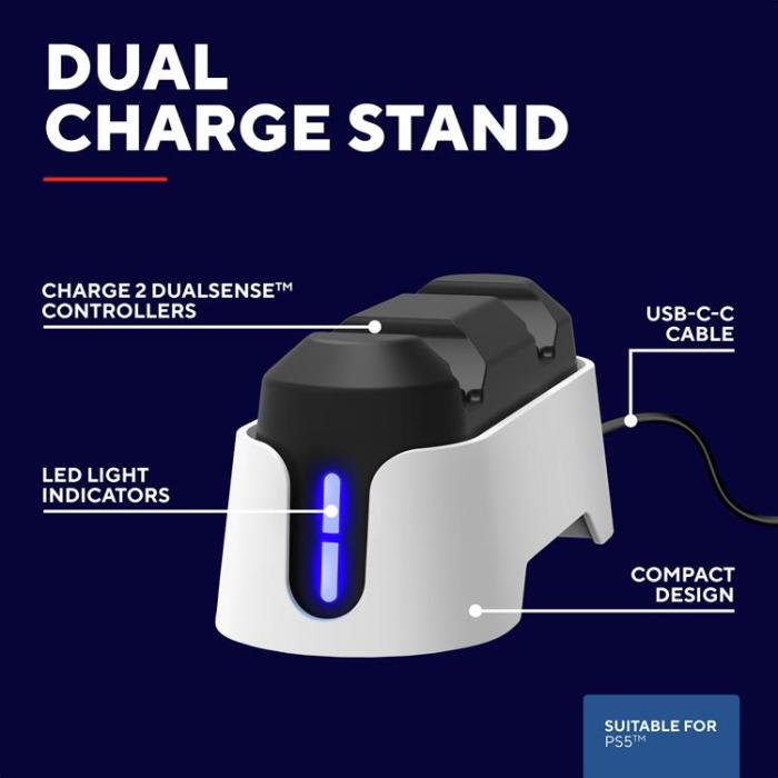 Trust - Trust GXT 228 Dual charging dock for PS5