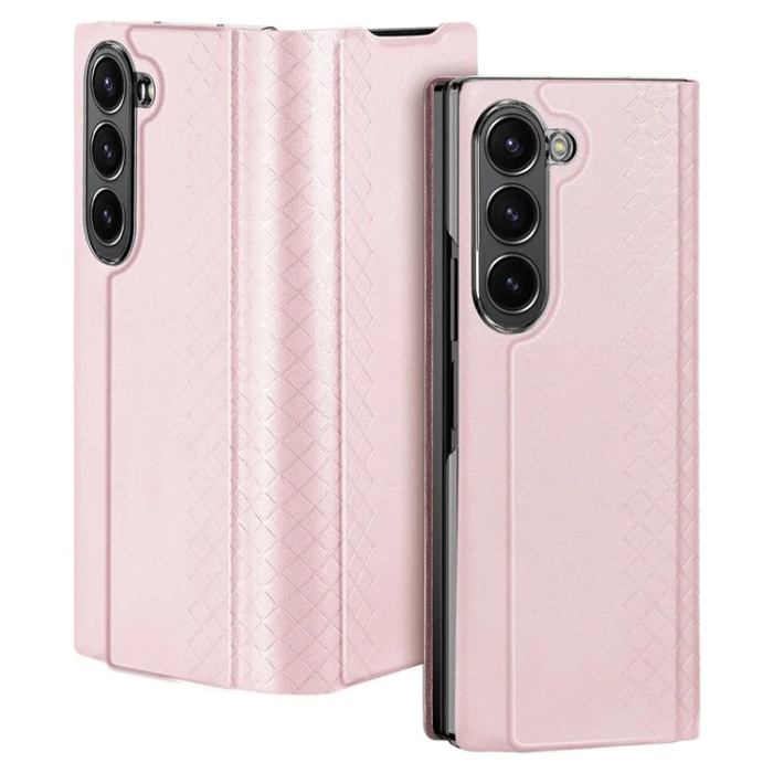 Dux Ducis - Dux Ducis Galaxy Z Fold 6 Plånboksfodral Bril Series - Rosa