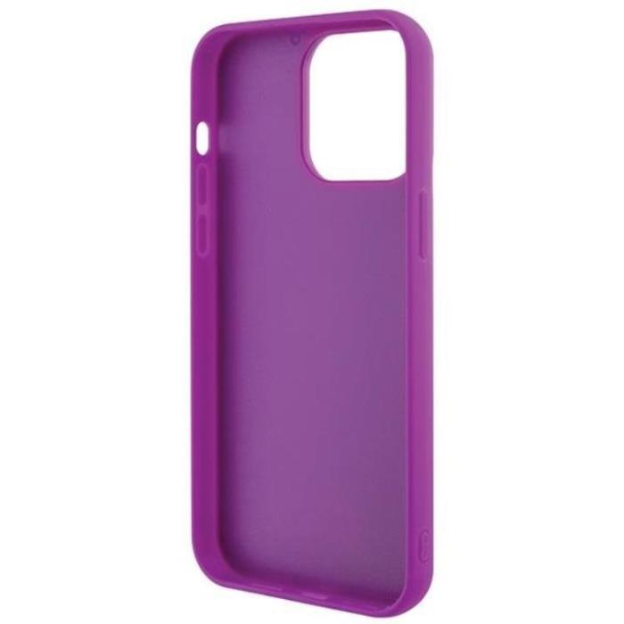 Guess - Guess iPhone 15 Pro Max Mobilskal Disco Metal Script - Rosa
