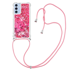 A-One Brand - Galaxy A17 / A26 Mobilskal med Snodd - Rosa / Hearts