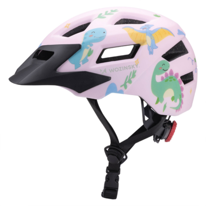 Wozinsky - Wozinsky MTB Barncykelhjälm med Avtagbart Visir S - Rosa