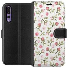 iSecrets - Pl&aring;nboksfodral till Huawei P20 Pro med Blommigt