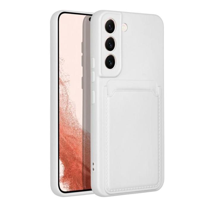 Forcell - Forcell Galaxy A03s Skal Korthållare - Vit