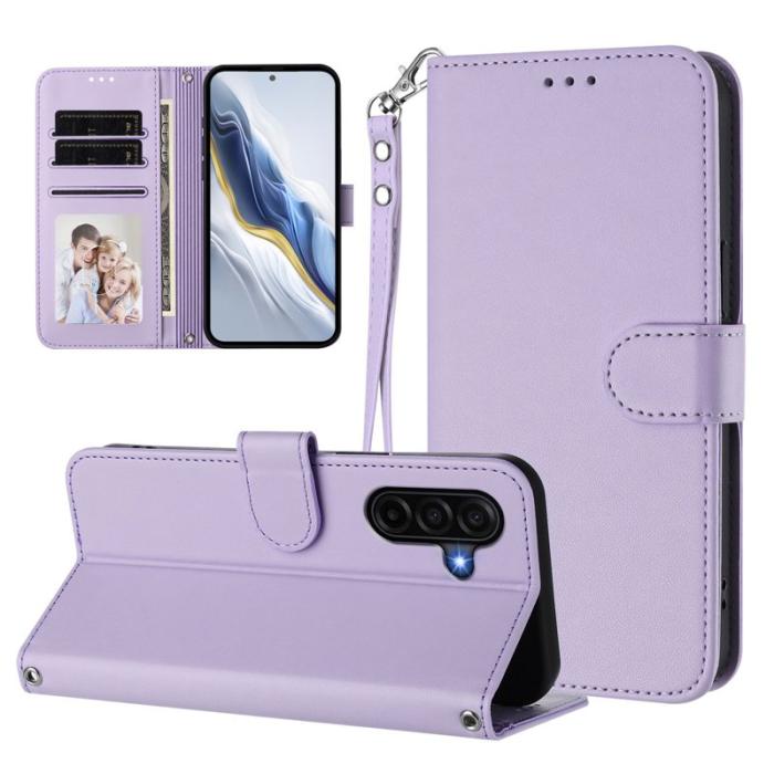 OEM - Samsung Galaxy A57 Plånboksfodral Konstläder Ställfunktion - Lila