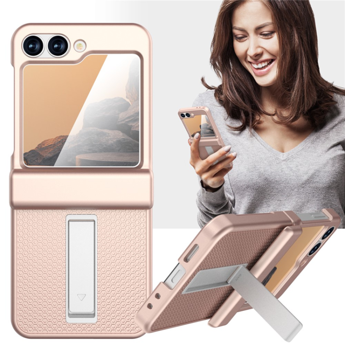 A-One Brand - GW182 Galaxy Z Flip 7 FE/Z Flip 6 Mobilskal - Roséguld