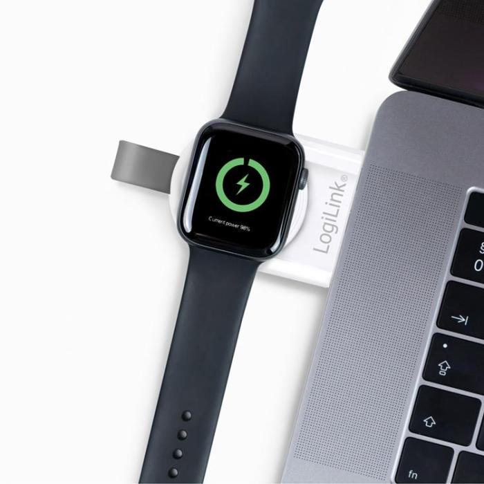 LogiLink - LogiLink Magnetisk Trådlös Laddare för iWatch 5W