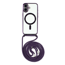 A-One Brand - iPhone 17 Mobilskal MagSafe Electroplating Edge TPU - Lila