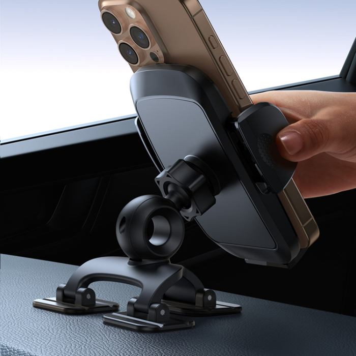 Joyroom - Joyroom Clamp Bilhållare med Tre Justerbara Ben JR-ZS259 - Svart