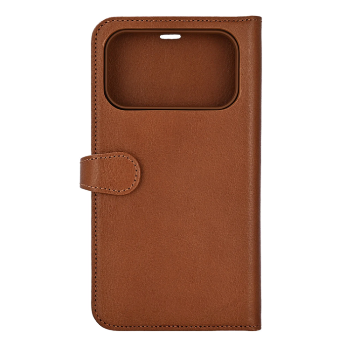 BUFFALO - BUFFALO iPhone 17 Pro Max Plånboksfodral MagSafe 2-i-1 3 Kort - Brun