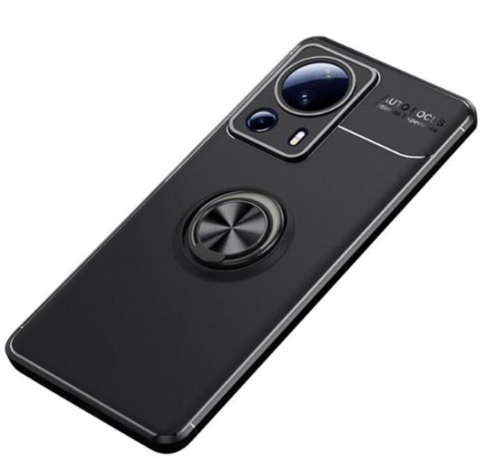 A-One Brand - Xiaomi 13 Lite Mobilskal Ringhållare TPU Kickstand - Brun