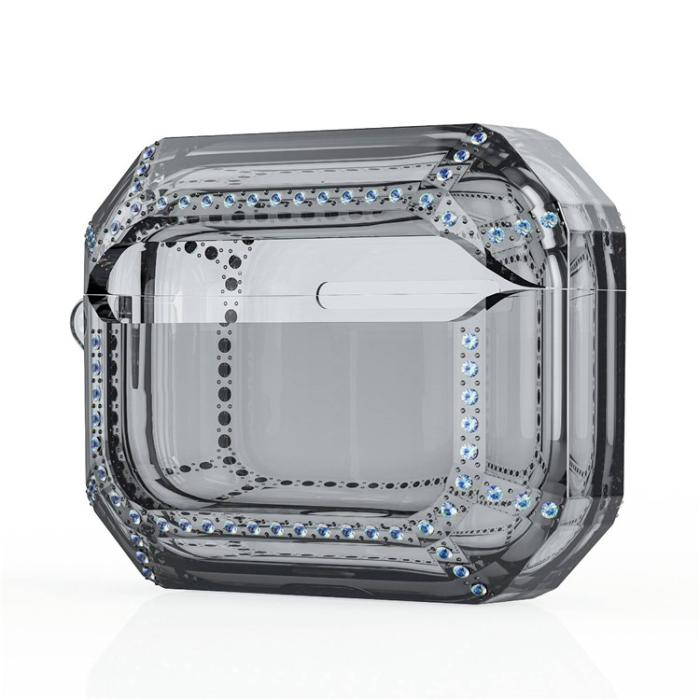A-One Brand - Airpods Pro 2 Skal Rhinestone Shockproof - Svart