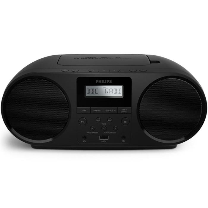 Philips - PHILIPS Boombox CD/DAB+/FM-radio/Bluetooth TAZ6000/10 - Svart