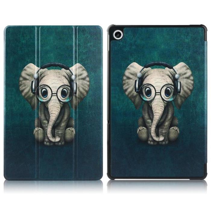 Tech-Protect - Lenovo Tab M10 Plus Gen 3 10.6 Fodral Smart - Happy Elephant