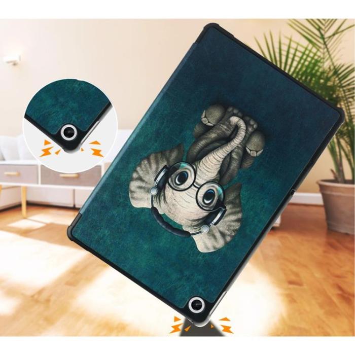 Tech-Protect - Lenovo Tab M10 Plus Gen 3 10.6 Fodral Smart - Happy Elephant